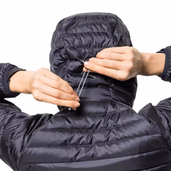 Jack Wolfskin Womens 2022 Passamani Down Recycled Windproof Hoody Jacket - M, Graphite