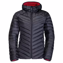 Jack Wolfskin Womens 2022 Passamani Down Recycled Windproof Hoody Jacket - L, Graphite