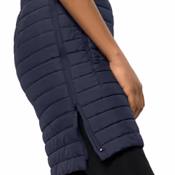 Jack Wolfskin Womens 2022 Iceguard Quilted Windproof Breathable Stretch Skirt - XL, Night Blue