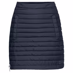 Jack Wolfskin Womens 2022 Iceguard Quilted Windproof Breathable Stretch Skirt - XL, Night Blue