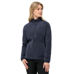Jack Wolfskin Womens 2024 Moonrise Full Zip Warm Recycled Fleece Sweater - XS, Night Blue