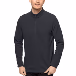 Jack Wolfskin Mens Taunus Half Zip Outdoor Warm Winter Pullover Fleece Jumper - S, Phantom