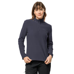 Jack Wolfskin Womens 2022 Taunus Half Zip Lightweight Fleece Pullover Sweater - L, Graphite