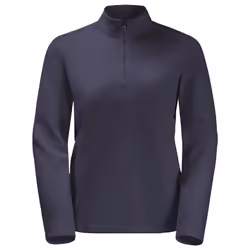 Jack Wolfskin Womens 2022 Taunus Half Zip Lightweight Fleece Pullover Sweater - L, Graphite
