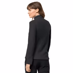 Jack Wolfskin Womens 2022 Taunus Half Zip Lightweight Fleece Pullover Sweater - XS, Black