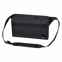 Jack Wolfskin Unisex 365 Padded Lightweight Recycled 3 Litre Waist Bag - One Size, Granite Black
