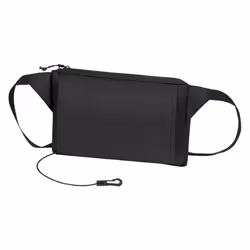 Jack Wolfskin Unisex 365 Padded Lightweight Recycled 3 Litre Waist Bag - One Size, Granite Black