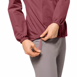 Jack Wolfskin Womens Stormy Point 2L Windproof Waterproof Jacket - S, Sangria Red