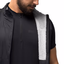 Jack Wolfskin Mens Prelight Alpha Insulated Breathable Vest Gilet - M, Black