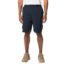 Jack Wolfskin Mens Kalahari Wicking Quick Drying Cargo Shorts - S, Night Blue