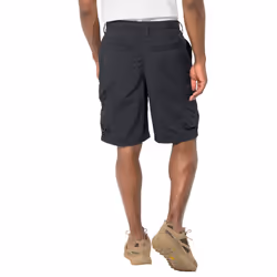Jack Wolfskin Mens Kalahari Wicking Quick Drying Cargo Shorts - S, Phantom