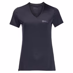 Jack Wolfskin Womens Crosstrail Moisture Wicking Quick Drying T-Shirt - S, Graphite