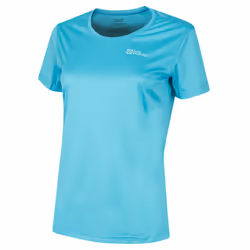 Jack Wolfskin Womens Tech Moisture Wicking Quick Drying Lightweight T-Shirt - XS, Scuba