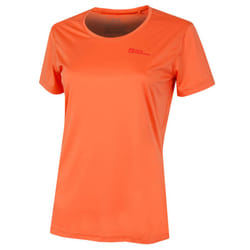 Jack Wolfskin Womens 2023 Tech Moisture Wicking Quick Drying Lightweight T-Shirt - M, Guave
