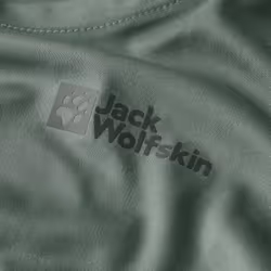Jack Wolfskin Womens Tech Moisture Wicking Quick Drying Lightweight T-Shirt - XS, Picnic Green