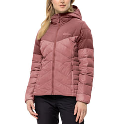 Jack Wolfskin Womens Tundra Down Water Repellent Softshell Jacket Coat - XL, Blush Powder