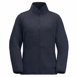 Jack Wolfskin Womens High Curl Fleece Cosy Soft Feel Comfort Jacket - L, Night Blue