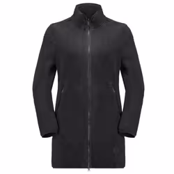 Jack Wolfskin Womens High Curl Soft Feel Breathable Fleece Coat Jacket - XS, Black