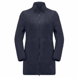 Jack Wolfskin Womens High Curl Soft Feel Breathable Fleece Coat Jacket - S, Night Blue
