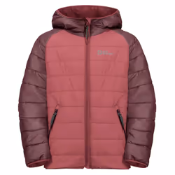 Jack Wolfskin Unisex Zenon Juniors Kids Windproof Water Repellent Jacket - Age 6-8, Soft Pink