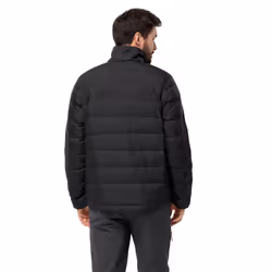 Jack Wolfskin Mens Ather Down Lightweight Insulated Packable Jacket - XXL, Black