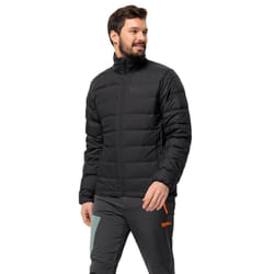 Jack Wolfskin Mens Ather Down Lightweight Insulated Packable Jacket - XL, Black