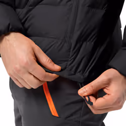Jack Wolfskin Mens Ather Down Lightweight Insulated Packable Jacket - XL, Black