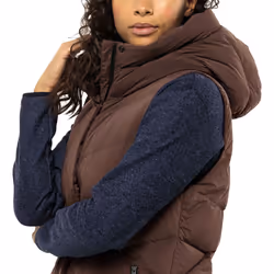 Jack Wolfskin Womens Marienplatz Padded Water Repellent Bodywarmer Gilet - M, Wild Ginger