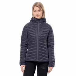 Jack Wolfskin Womens Routeburn Windproof Insulated Pro Jacket - M, Graphite