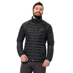 Jack Wolfskin Mens Routeburn Pro Insulated Windproof Stretch Panel Jacket - XXXL, Black