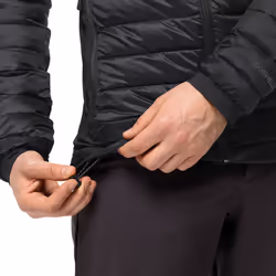 Jack Wolfskin Mens Routeburn Pro Insulated Windproof Stretch Panel Jacket - M, Black