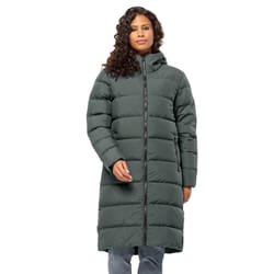 Jack Wolfskin Womens Frozen Palace Windproof Water Repellent Jacket - L, Slate Green