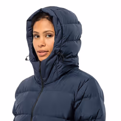 Jack Wolfskin Womens Frozen Palace Windproof Water Repellent Jacket - M, Night Blue