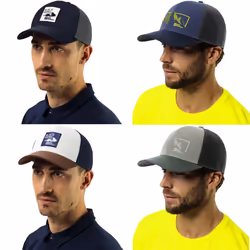 Jack Wolfskin Brand Logo Mesh Back Summer Trucker Baseball Cap