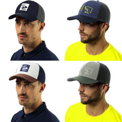 Jack Wolfskin Brand Logo Mesh Back Summer Trucker Baseball Cap