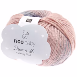 Rico Design Baby Dream dk, Baby, Multicolour, Acrylic/Polyamide, 115 m, 50% Polyacryl, 50% Polyamid, 3.5 - 4