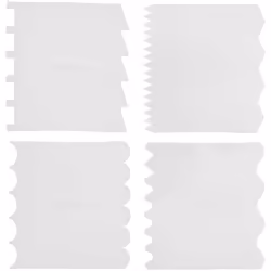 Rico Design 800027, Spatula, Boy/Girl, 4 pc(s), Polypropylene (PP), White