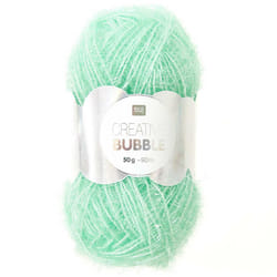 Knitting Wool Creative Bubble Sponge Bright Coloured Yarn Aquamarine