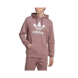 Adidas MensTrefoil Fleece Hoodies Casual Pullover Sweatshirts - L