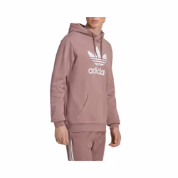 Adidas MensTrefoil Fleece Hoodies Casual Pullover Sweatshirts - L