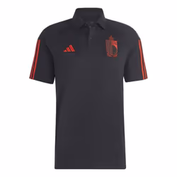 2022-2023 Belgium Polo Shirt (Black) - L