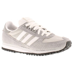 ) Adidas Originals Boys Trainers Junior City Marathon Lace Up grey UK Size - Grey, 5.5  (Adults'