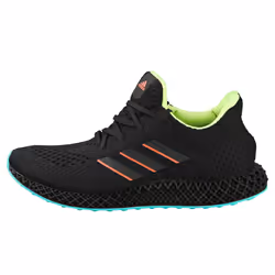 adidas 4d Futurecraft Unisex Fashion Trainers in Black - Size 4 UK