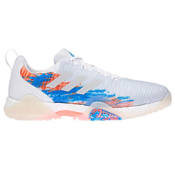 adidas Golf Mens 2022 Code Chaos Waterproof Lightweight Lace Up Golf Shoes - UK 7, FTWRWhite/BlueRush