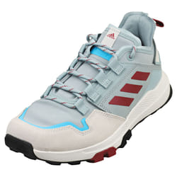 adidas Terrex Hikster Womens Fashion Trainers in Grey Burgundy - 8