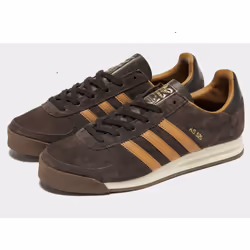 Adidas AS 520 Originals Mens Shoes Trainers Uk Size 7 to 12 - BROWN / METALLIC GOLD, UK SIZE 12