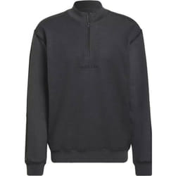 Adidas Sweatshirt Loopback Cotton 1/4 Zip Carbon - XS