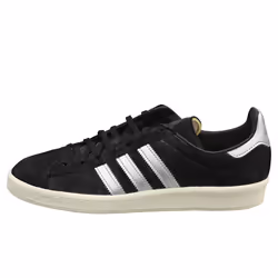 adidas Campus 80s Mens Casual Trainers in Black White - 7