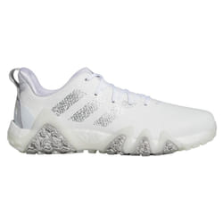 adidas Golf Mens 2024 Code Chaos Lightweight Waterproof Lace Up Golf Shoes - UK 9, White/Silver/Grey Two