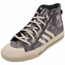 adidas Nizza Hi Rf Kids Fashion Trainers in Off White Cloud - 5.5